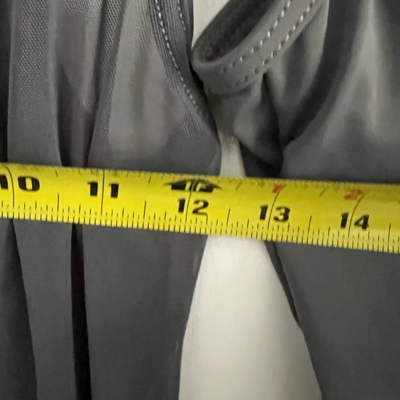 Balera Two Piece Sheer Dance Costume in Green/Grey Size LC - Picture 11 of 13